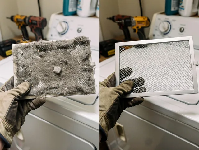 Professional lint trap cleaning by Lauderhill Dryer Vent Cleaning in Lauderhill