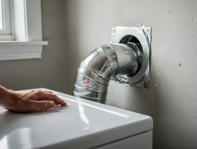 Lauderhill Dryer Vent Cleaning expert performing professional dryer vent repair and installation in Lauderhill